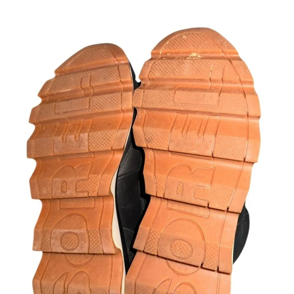 Sorel Kinetic Impact Conquest Womens 6 Pre-Owned Waterproof Winter Boots‎ Black
